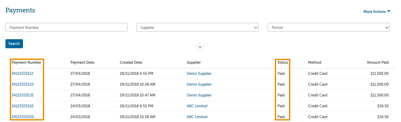 Invoice Payment Status – Unimarket Helpdesk